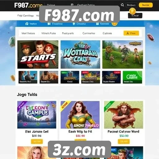 Comparação de F987.com com outros sites de jogos populares