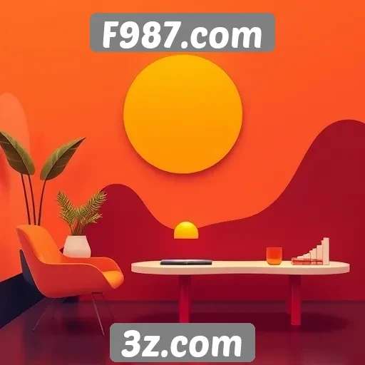 Tendências de design no site F987.com